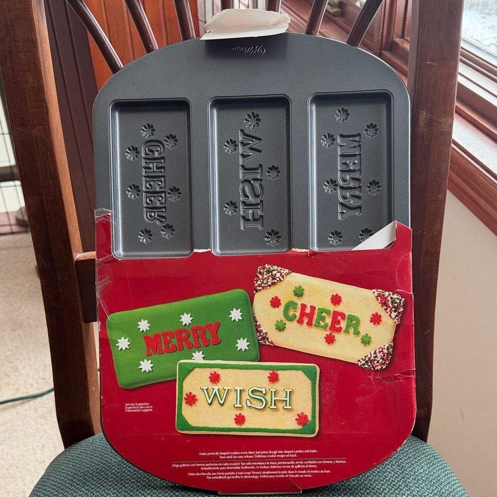 Holiday Cookie Pan with Cheerful Designs - Picture 1 of 1